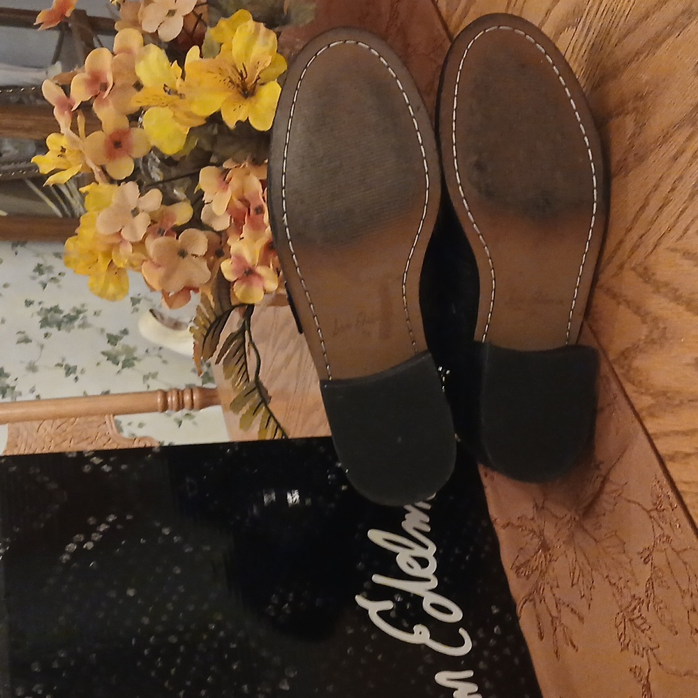Sam Edelman DREA Black Leather Studded Boots - Picture 7 of 10